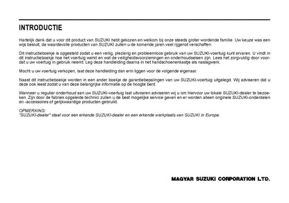 2022-2023 Suzuki S-Cross Owner's Manual | Dutch