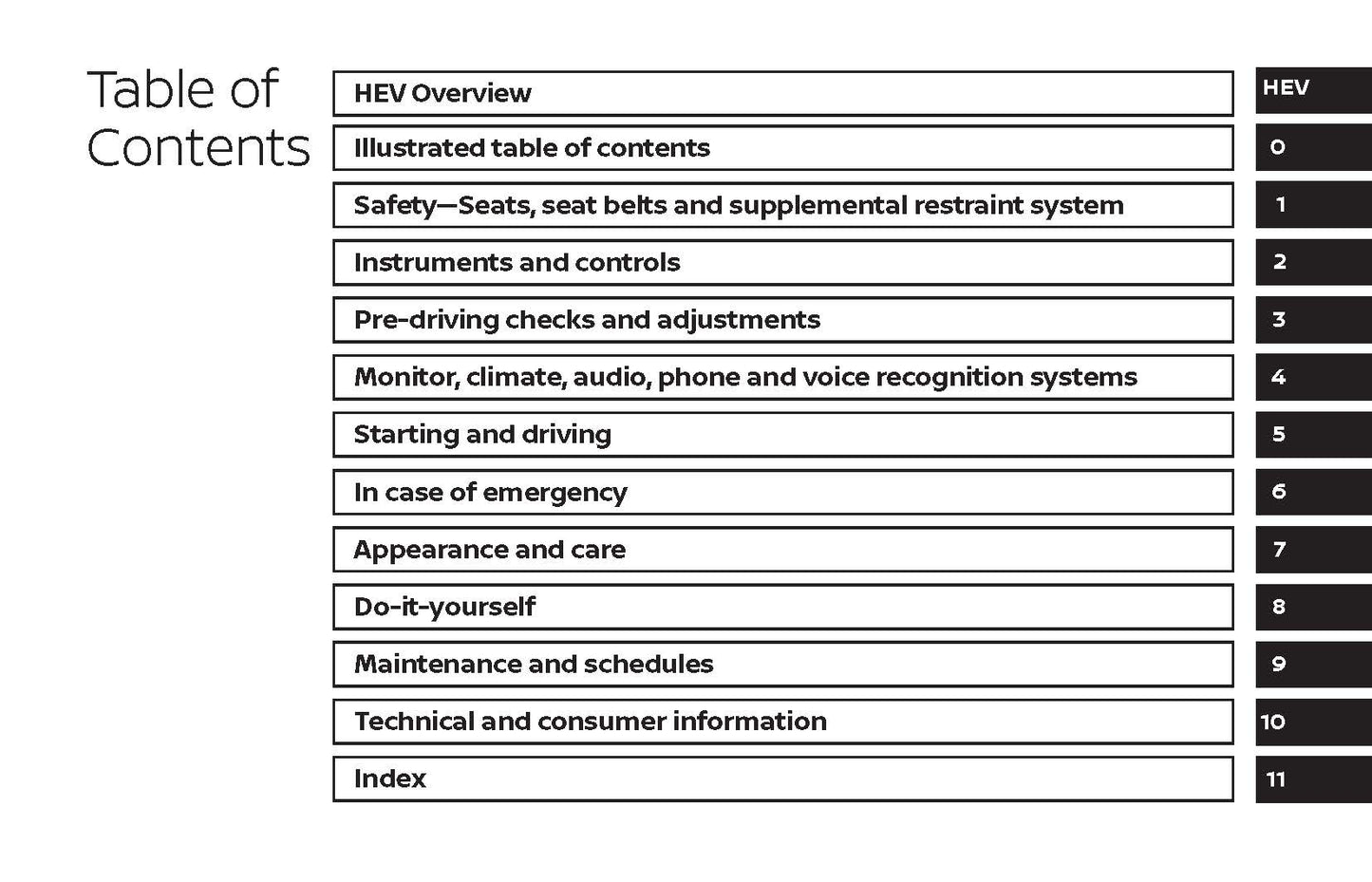 2019 Nissan Rogue Hybrid Owner's Manual | English