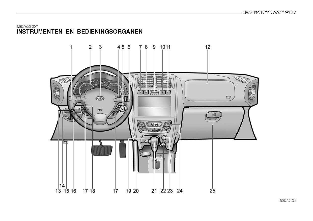 2005-2006 Hyundai Santa Fe Bedienungsanleitung | Niederländisch