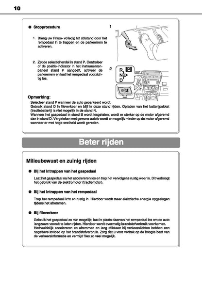 2016-2019 Toyota Prius+ Owner's Manual | Dutch