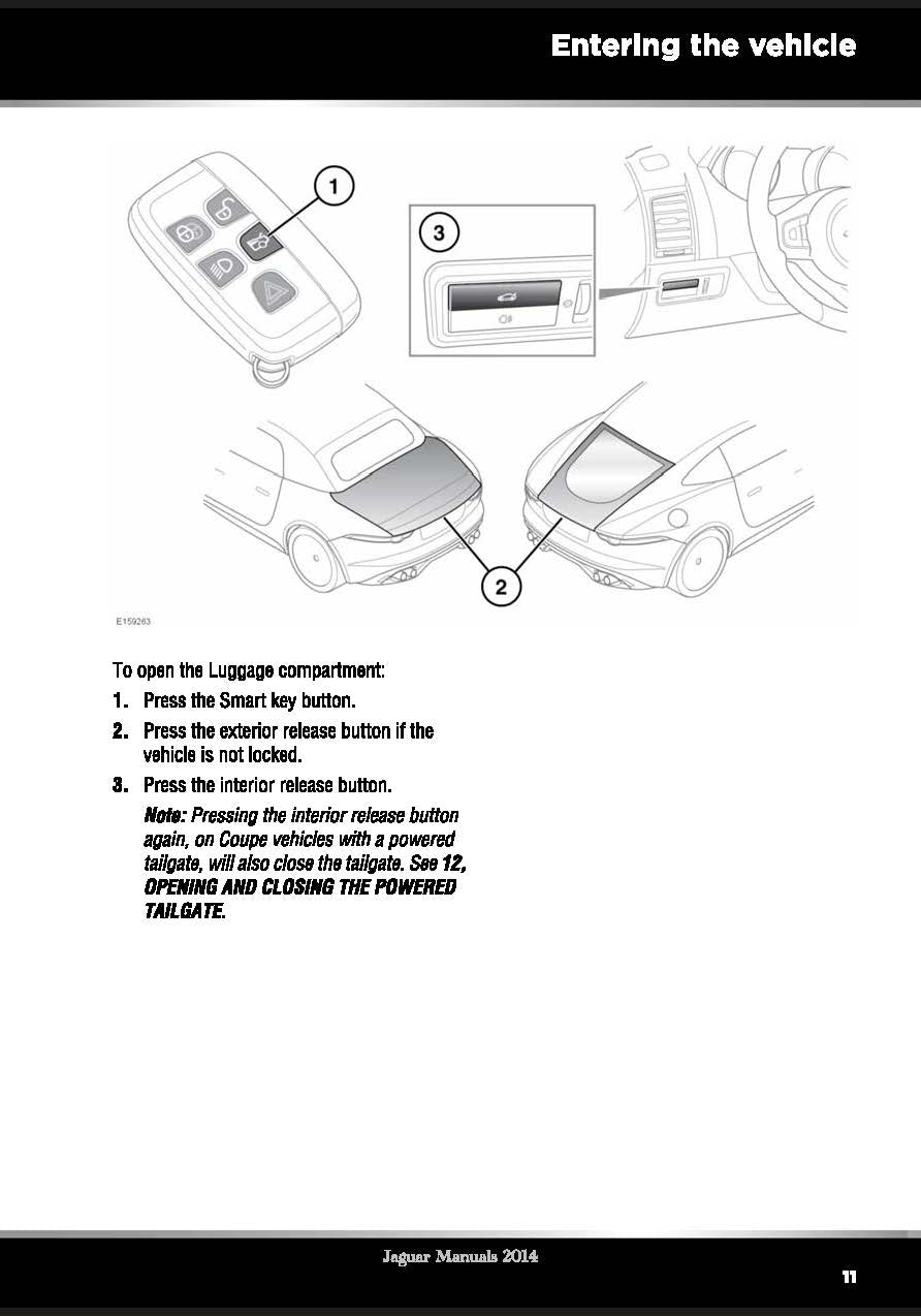 2015 Jaguar F-Type Owner's Manual | English