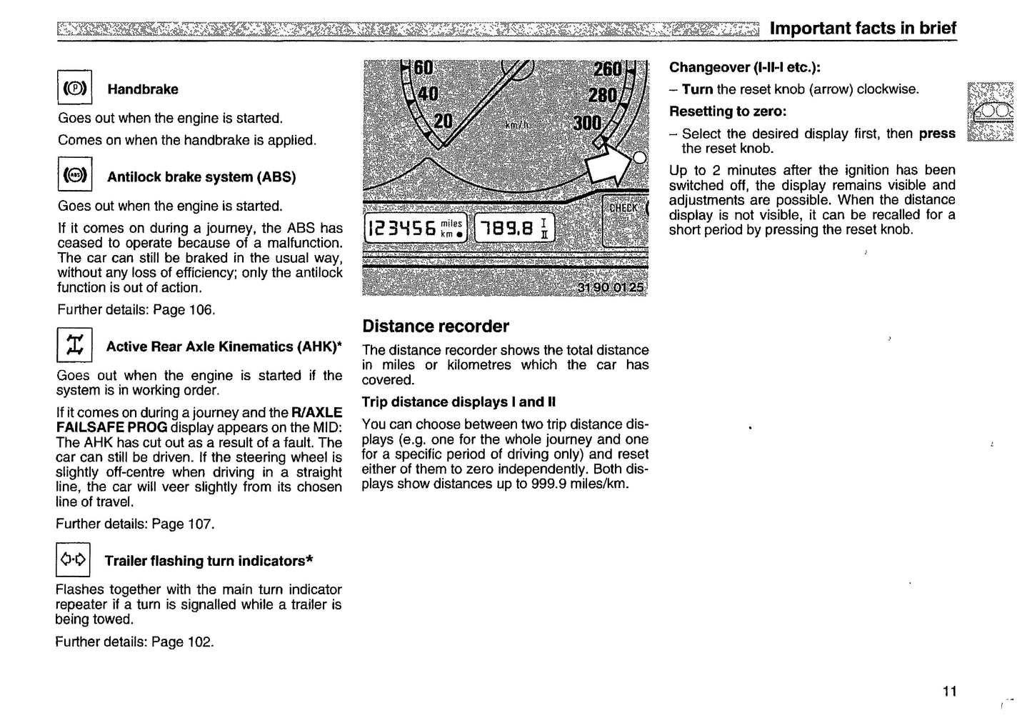 1991 BMW 8 Series Owner's Manual | English