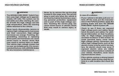 2019 Nissan Rogue Hybrid Owner's Manual | English