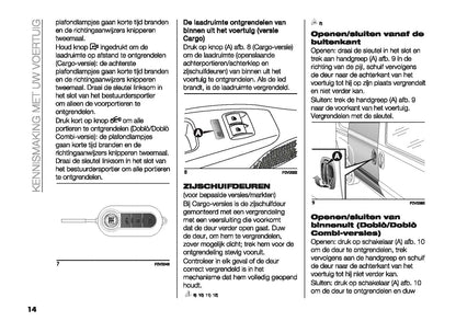 2022-2023 Fiat Doblo Bedienungsanleitung | Niederländisch