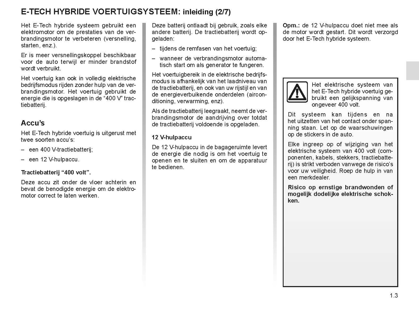 2022-2023 Renault Austral Owner's Manual | Dutch