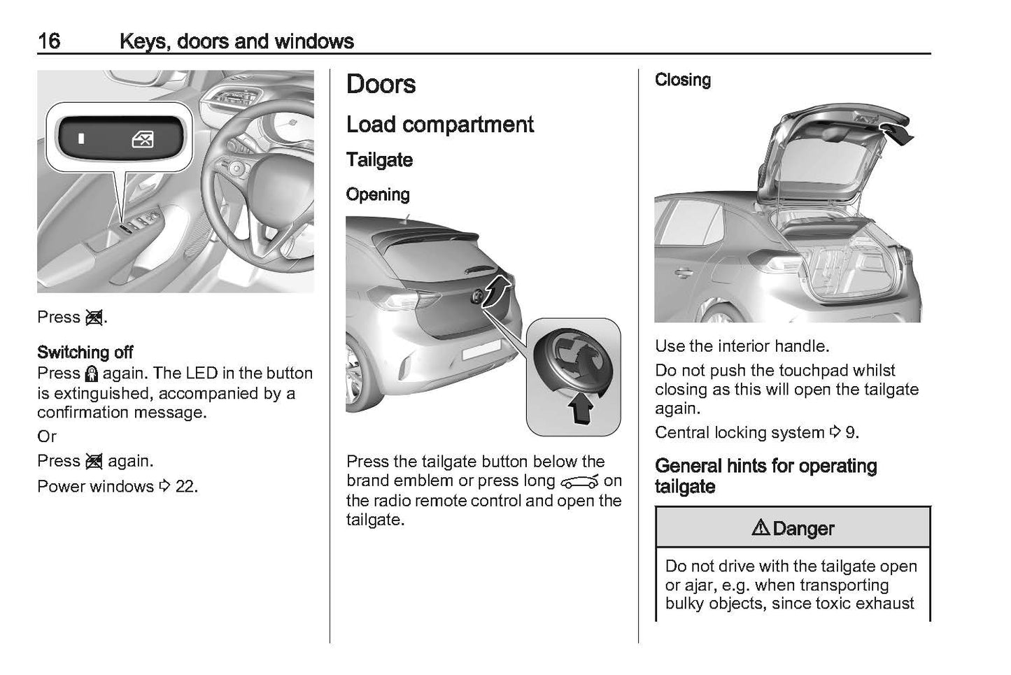2020-2021 Vauxhall Corsa Owner's Manual | English