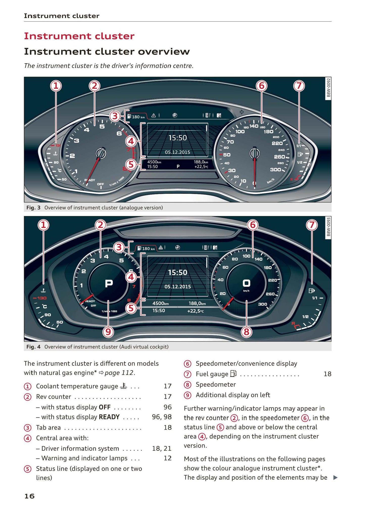 2017-2020 Audi A5 Bedienungsanleitung | Englisch