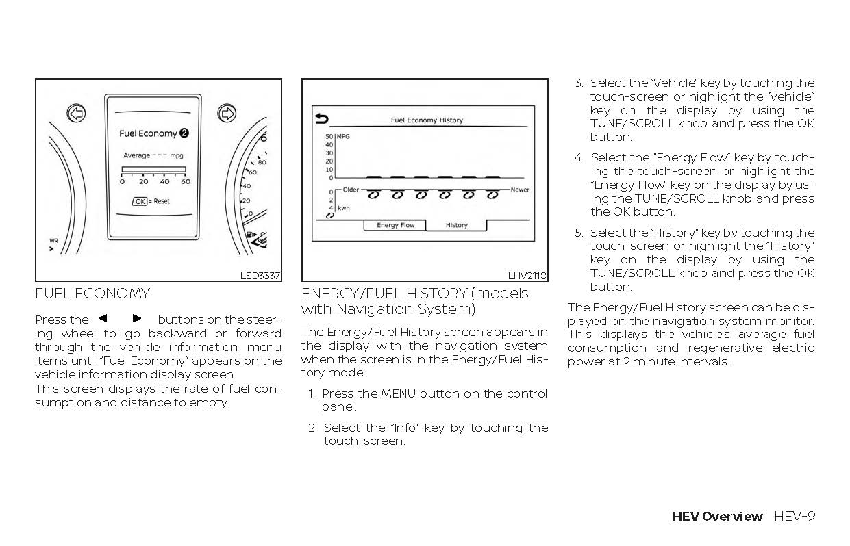 2019 Nissan Rogue Hybrid Owner's Manual | English