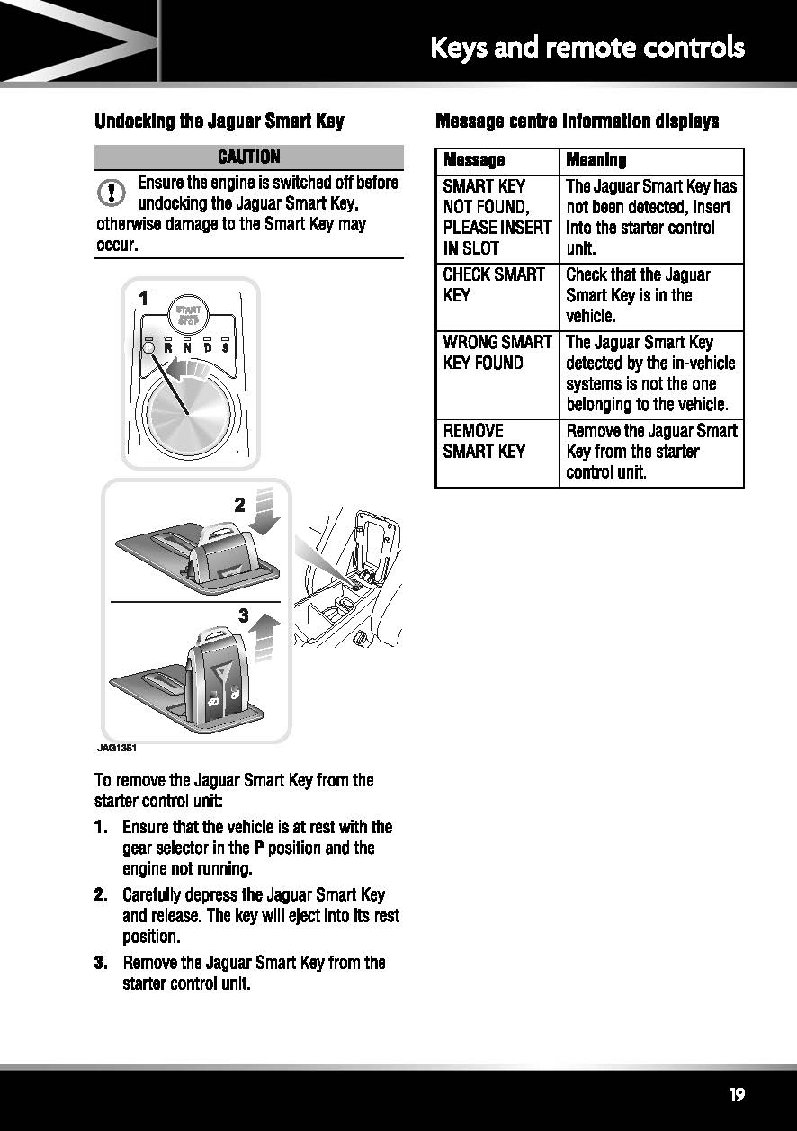 2012 Jaguar XK Owner's Manual | English