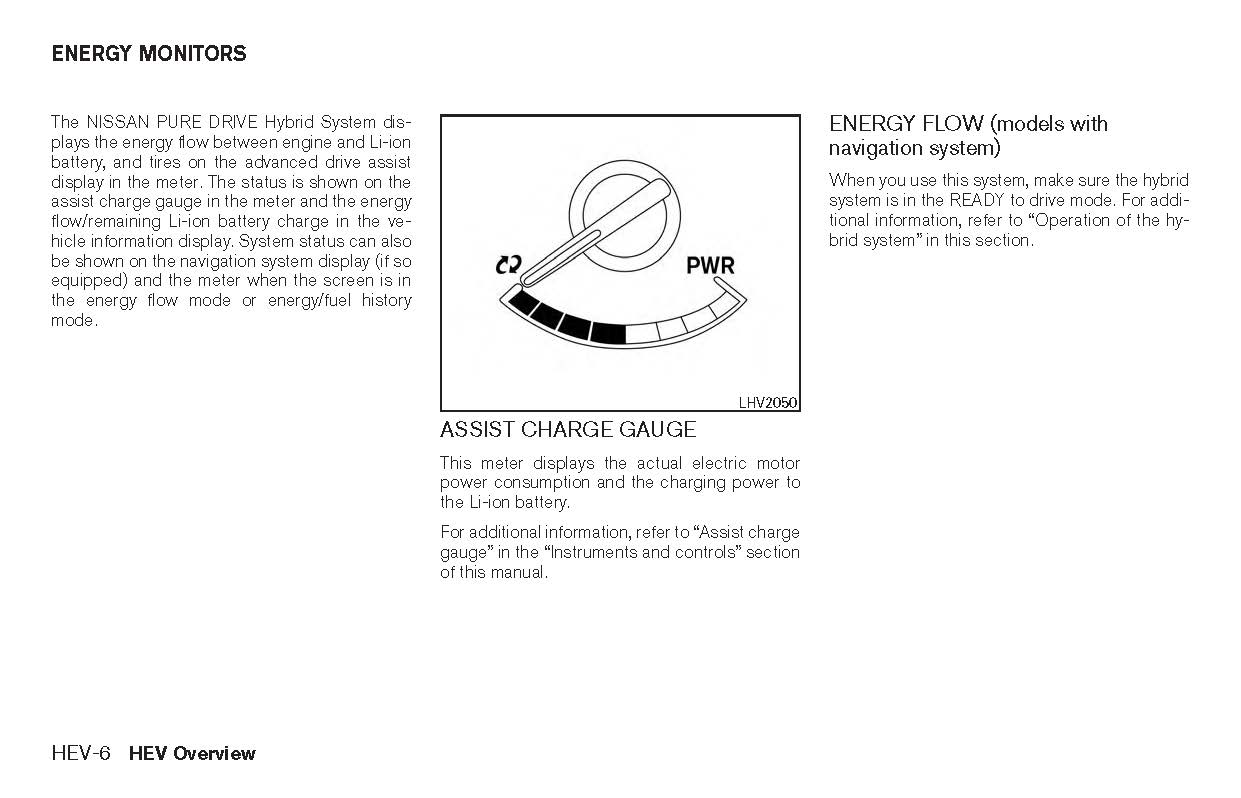 2017 Nissan Rogue Hybrid Owner's Manual | English