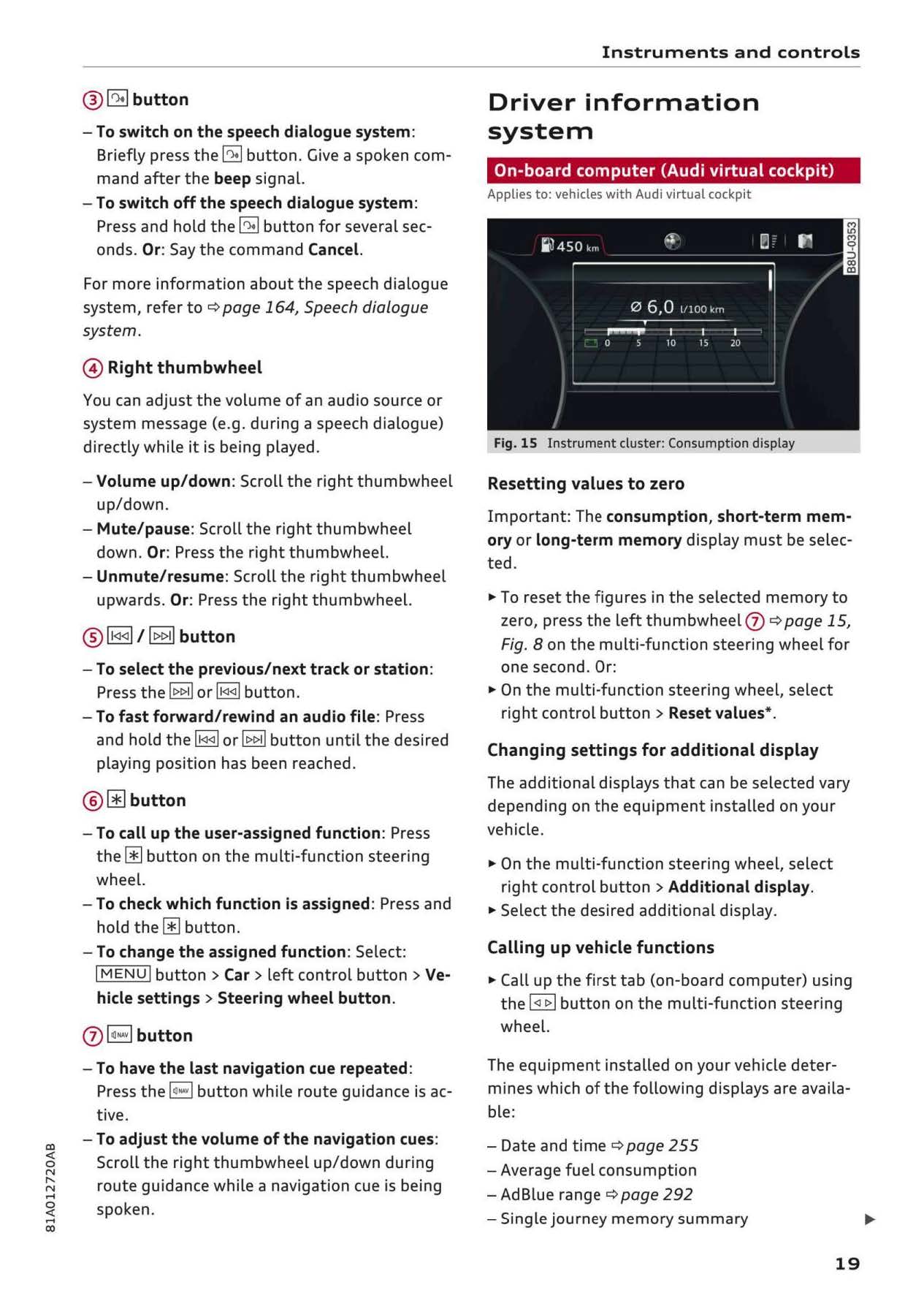 2016-2020 Audi Q2 Bedienungsanleitung | Englisch