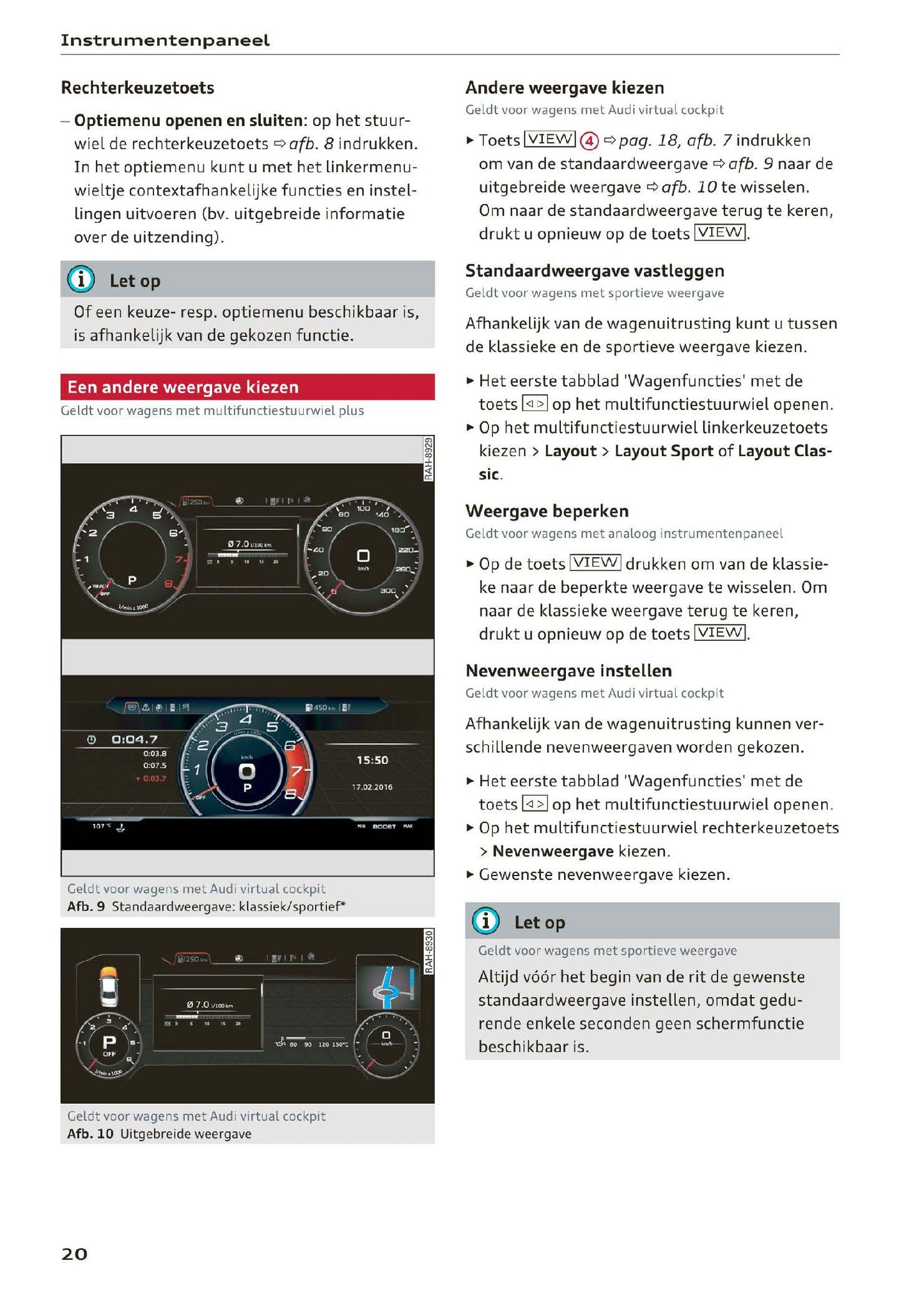 2018-2019 Audi A4/RS 4/S4 Bedienungsanleitung | Niederländisch