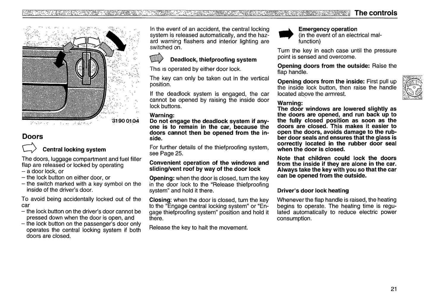 1991 BMW 8 Series Owner's Manual | English