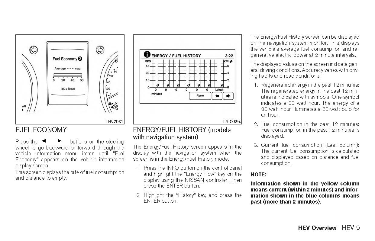 2017 Nissan Rogue Hybrid Owner's Manual | English