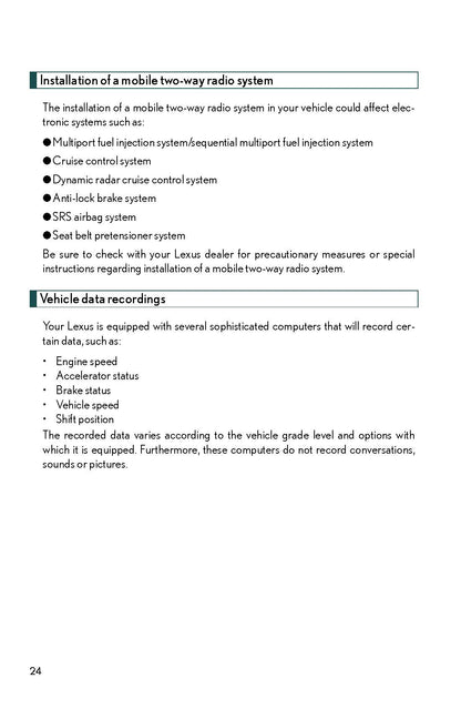 2015 Lexus RX 350 Owner's Manual | English