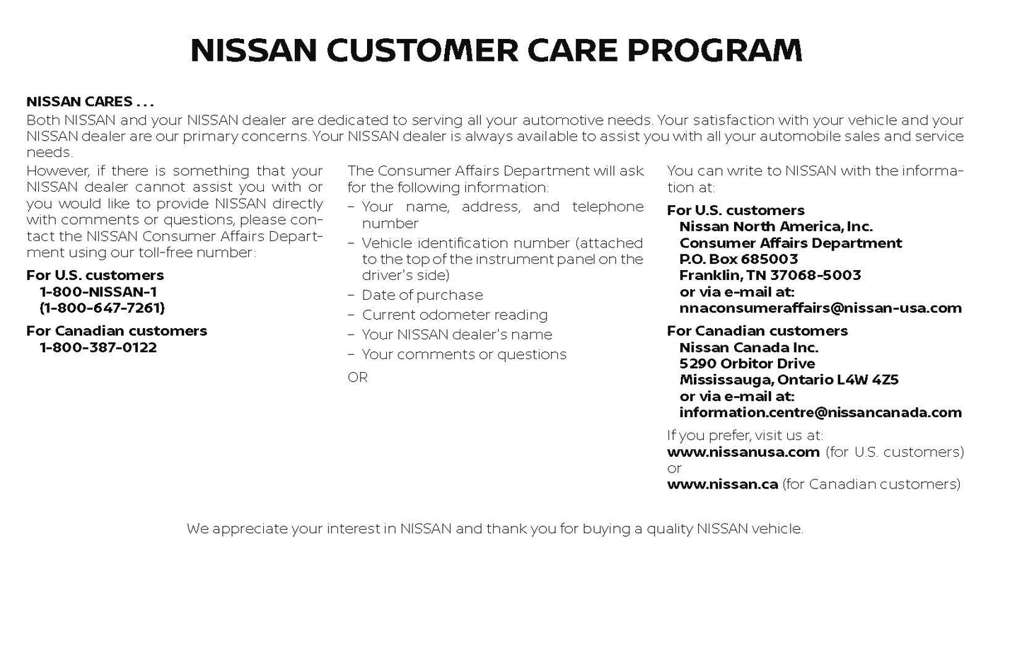 2020 Nissan Sentra Owner's Manual | English