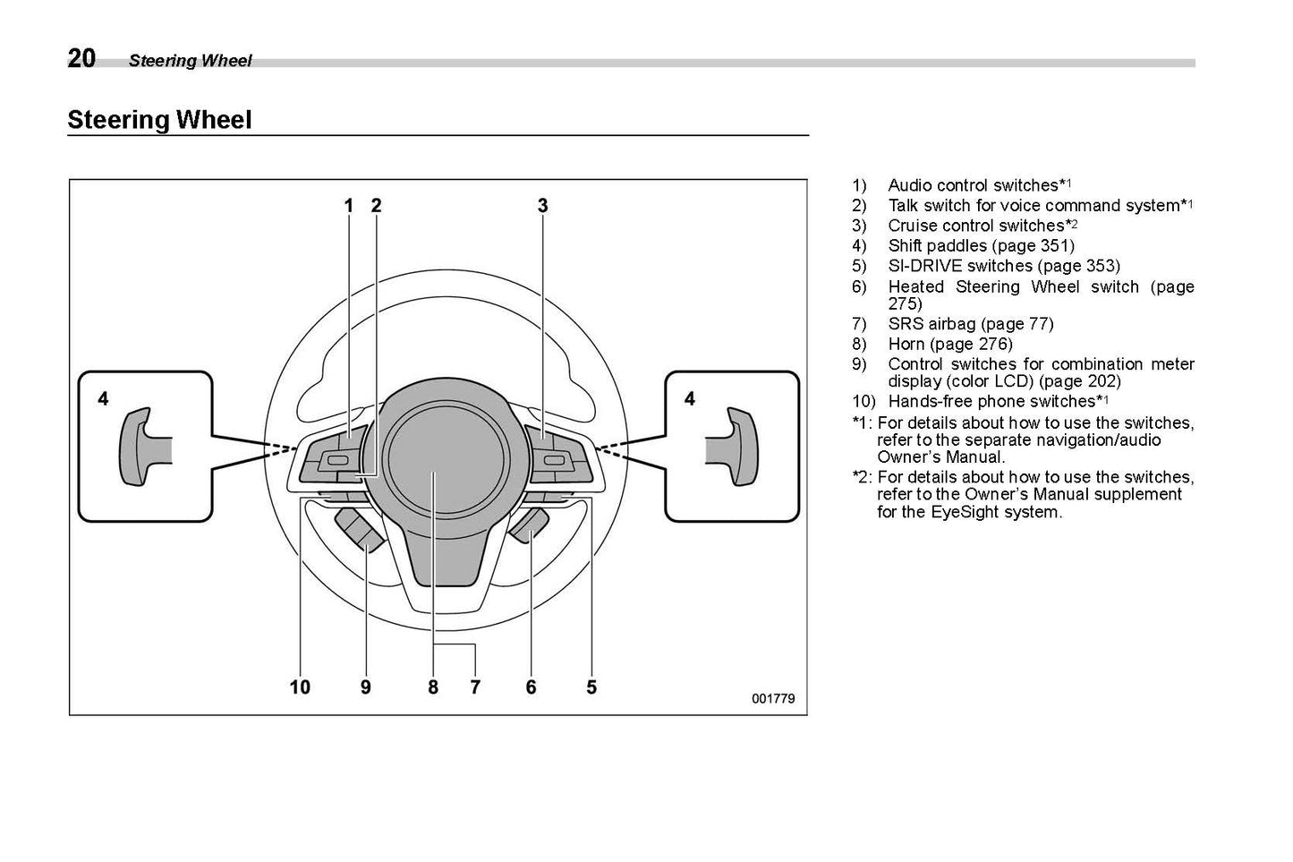 2022 Subaru Legacy/Outback Bedienungsanleitung | Englisch