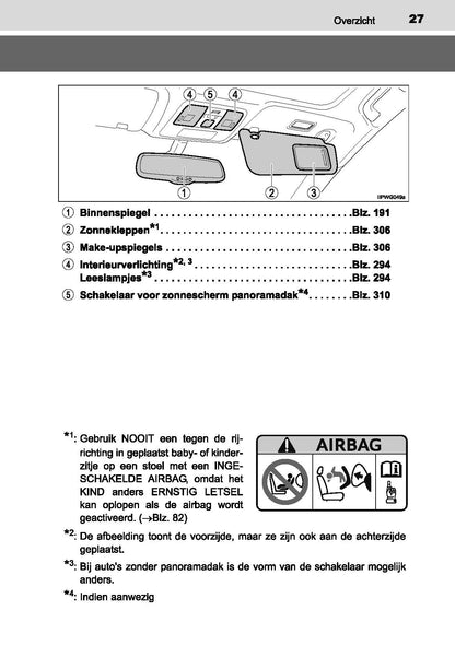 2016-2019 Toyota Prius+ Owner's Manual | Dutch