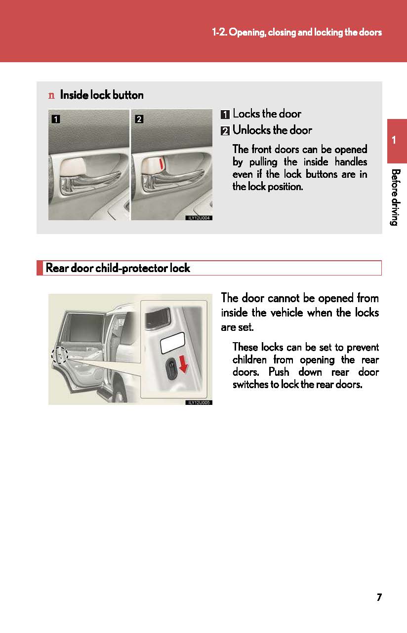 2007 Lexus GX 470 Owner's Manual | English