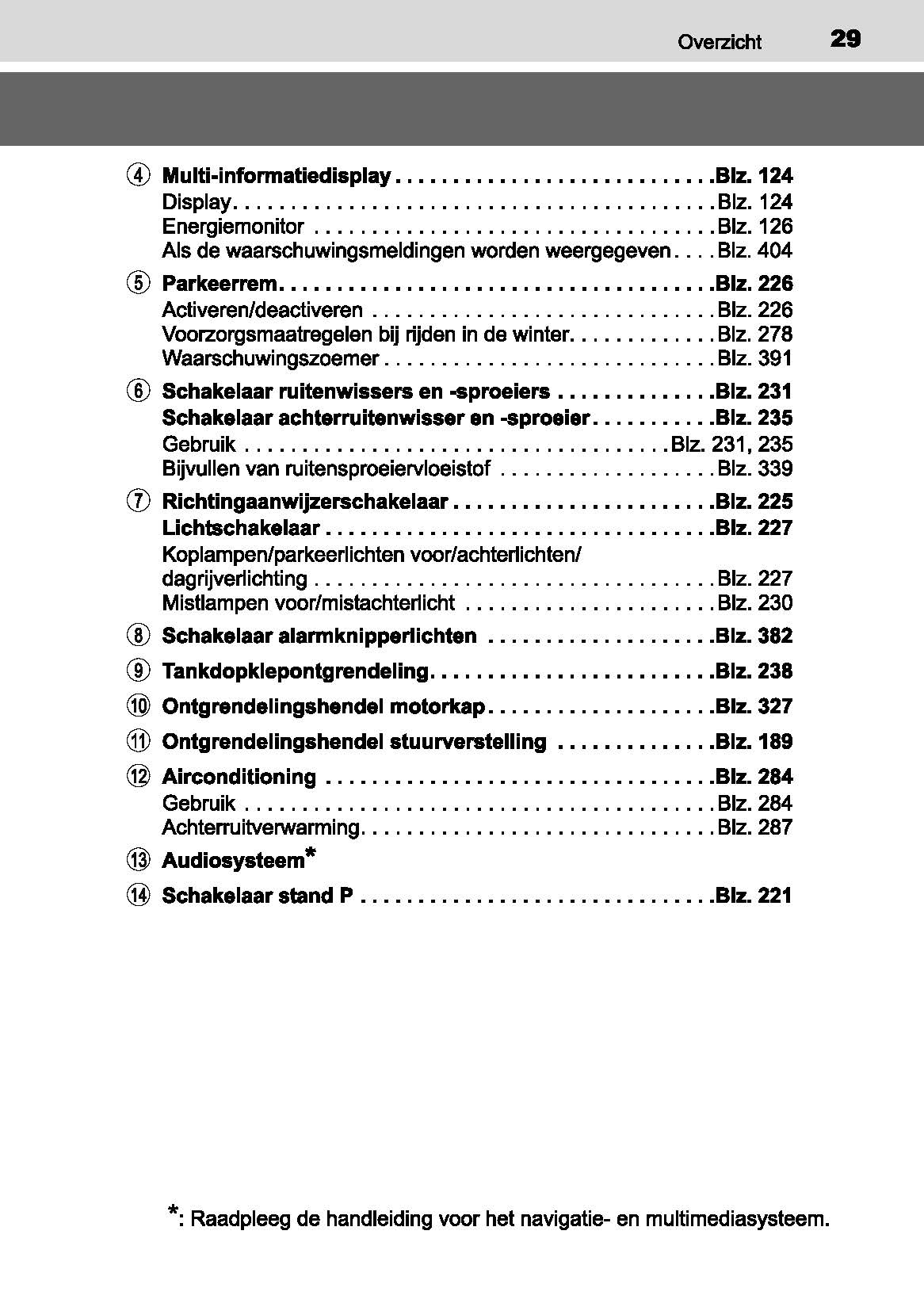 2016-2019 Toyota Prius+ Bedienungsanleitung | Niederländisch