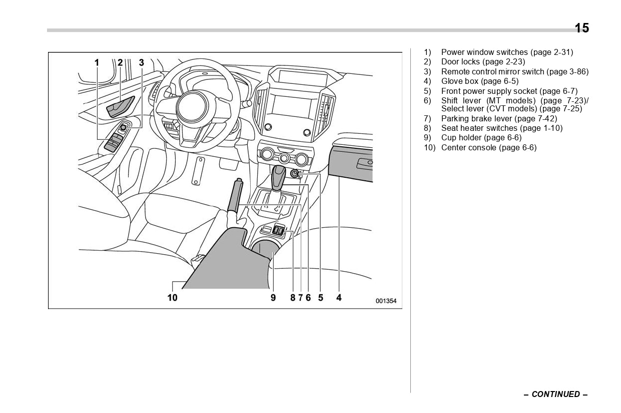 2020 Subaru Impreza Owner's Manual | English