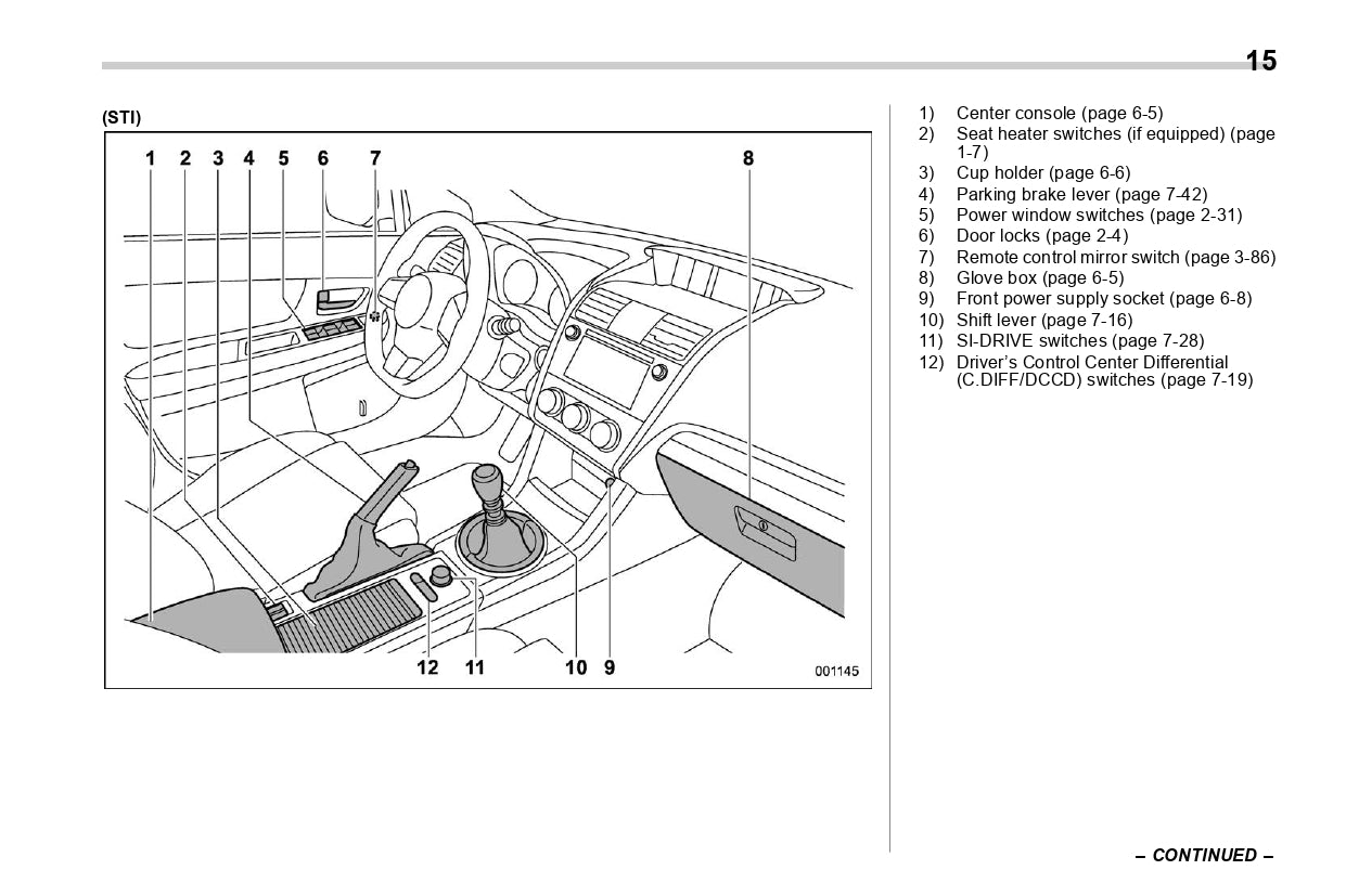 2021 Subaru WRX Bedienungsanleitung | Englisch