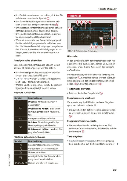 2020-2023 Audi A3 Bedienungsanleitung | Deutsch